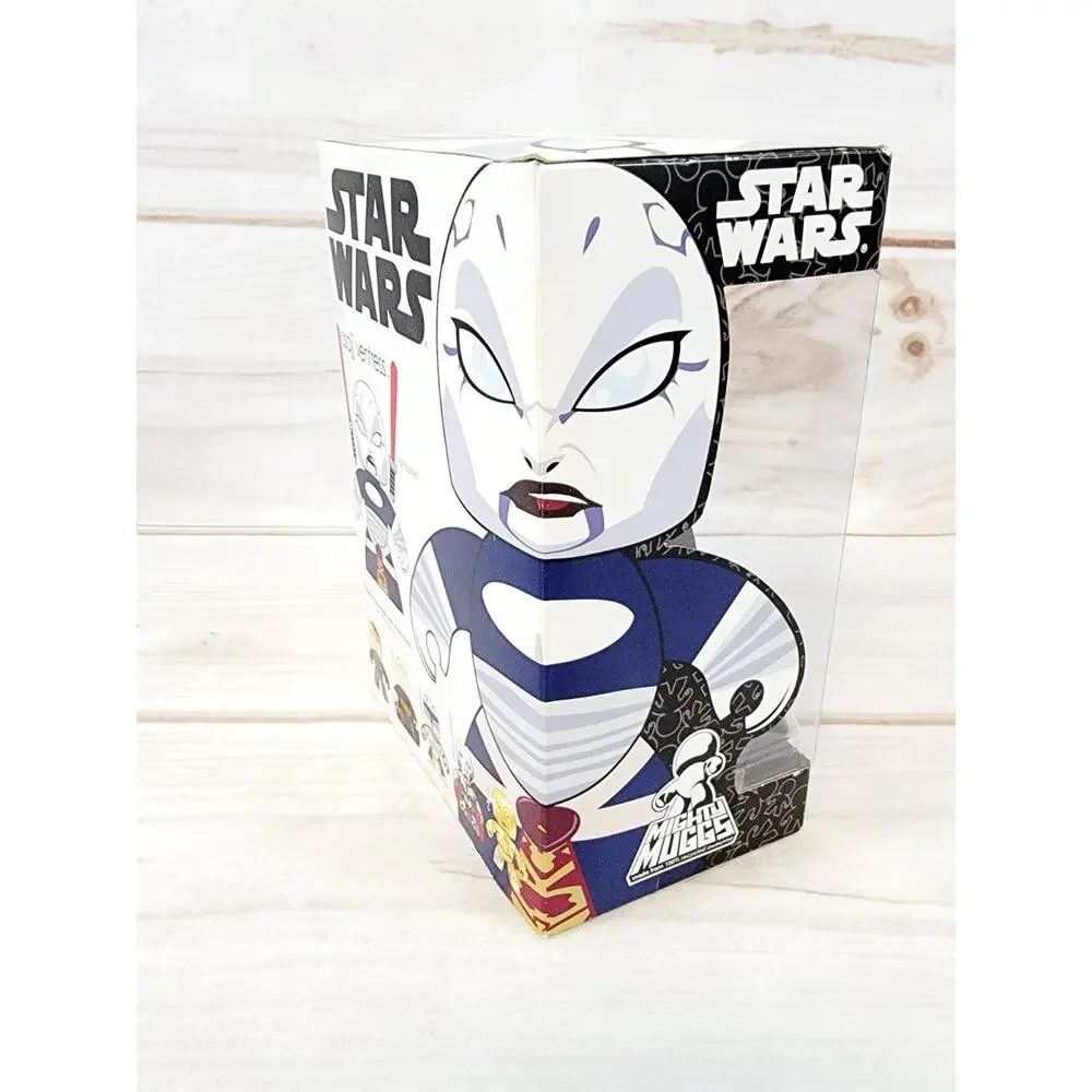 Star Wars 2008 Mighty Muggs Asajj Ventress Vinyl Figure Clone Wars Hasbro NEW